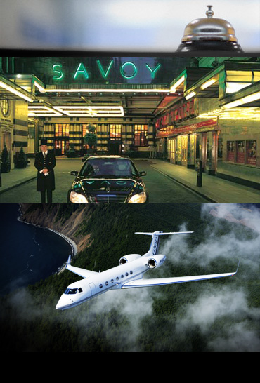 Luxury Hotel and Private Jet Service