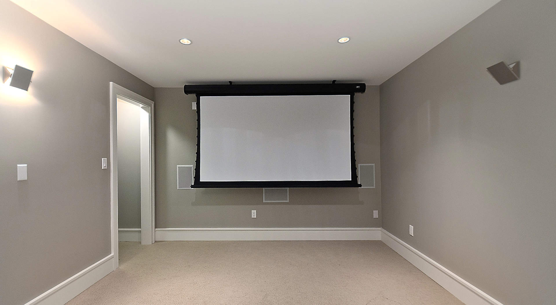 Home Theater with Surround Sound System