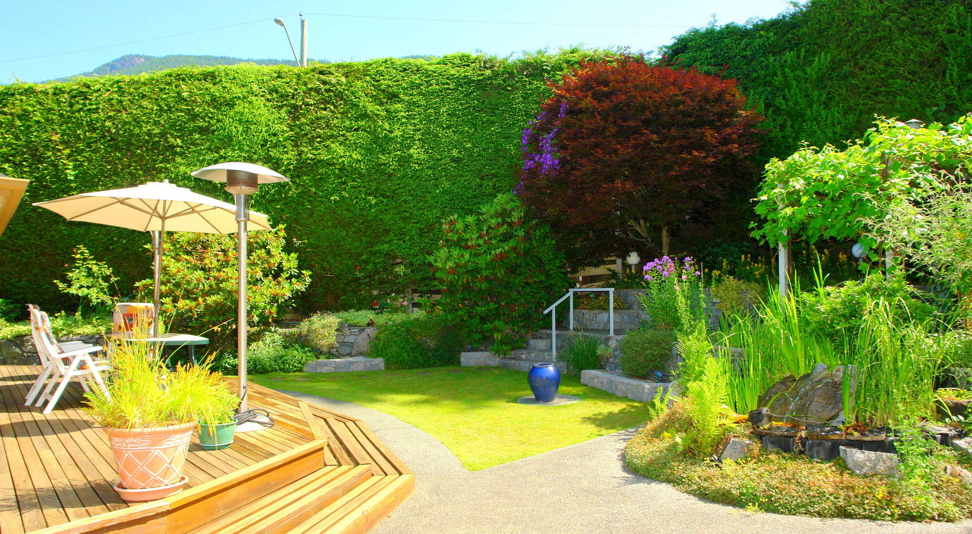 Complete Privacy and an Award Winning Gardens
