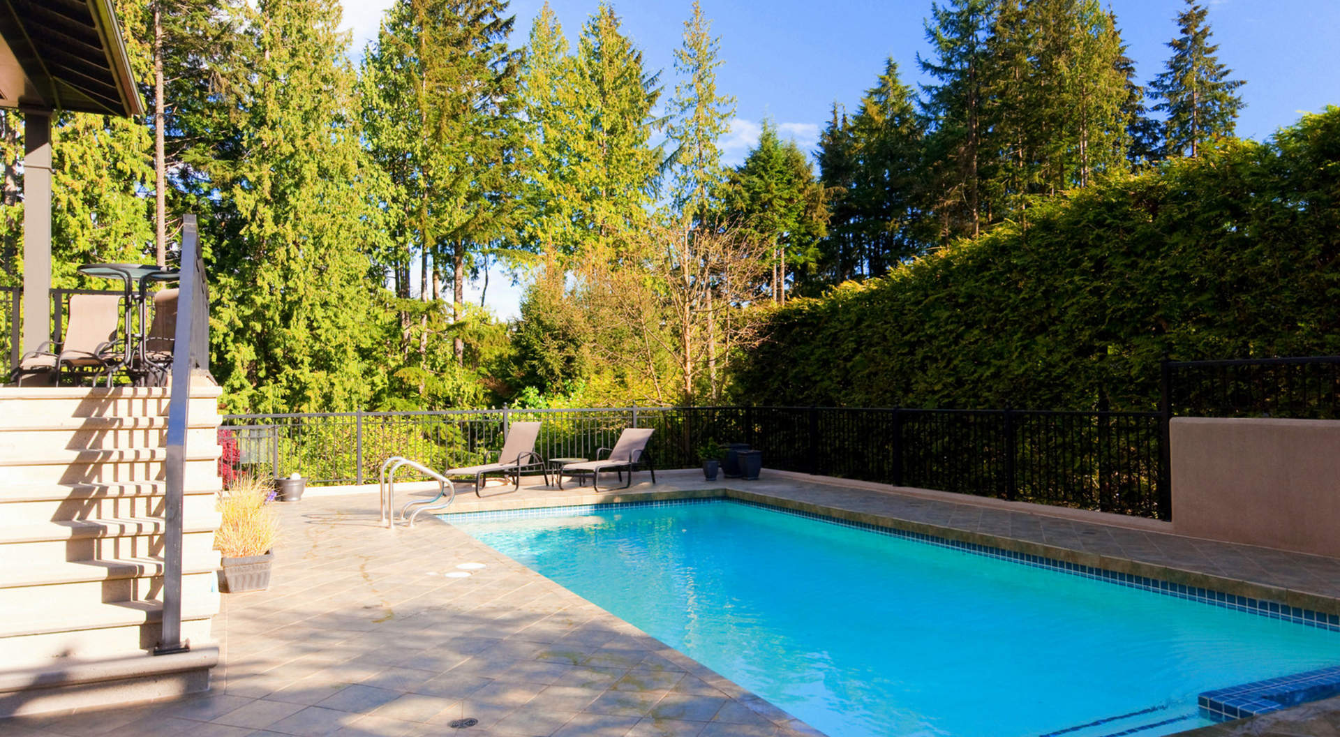 Sparkling Outdoor Pool