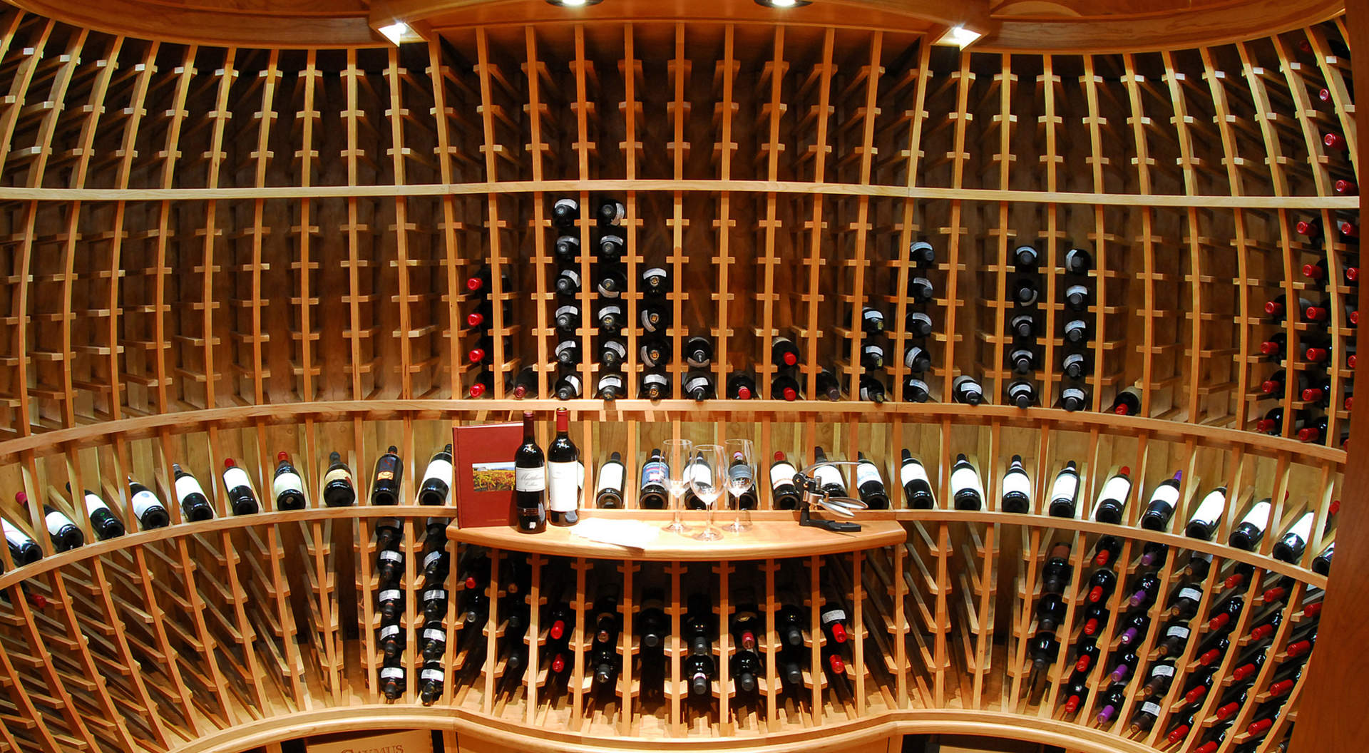 A One-of-a Kind Wine Cellar Equipped with Inventory Control System