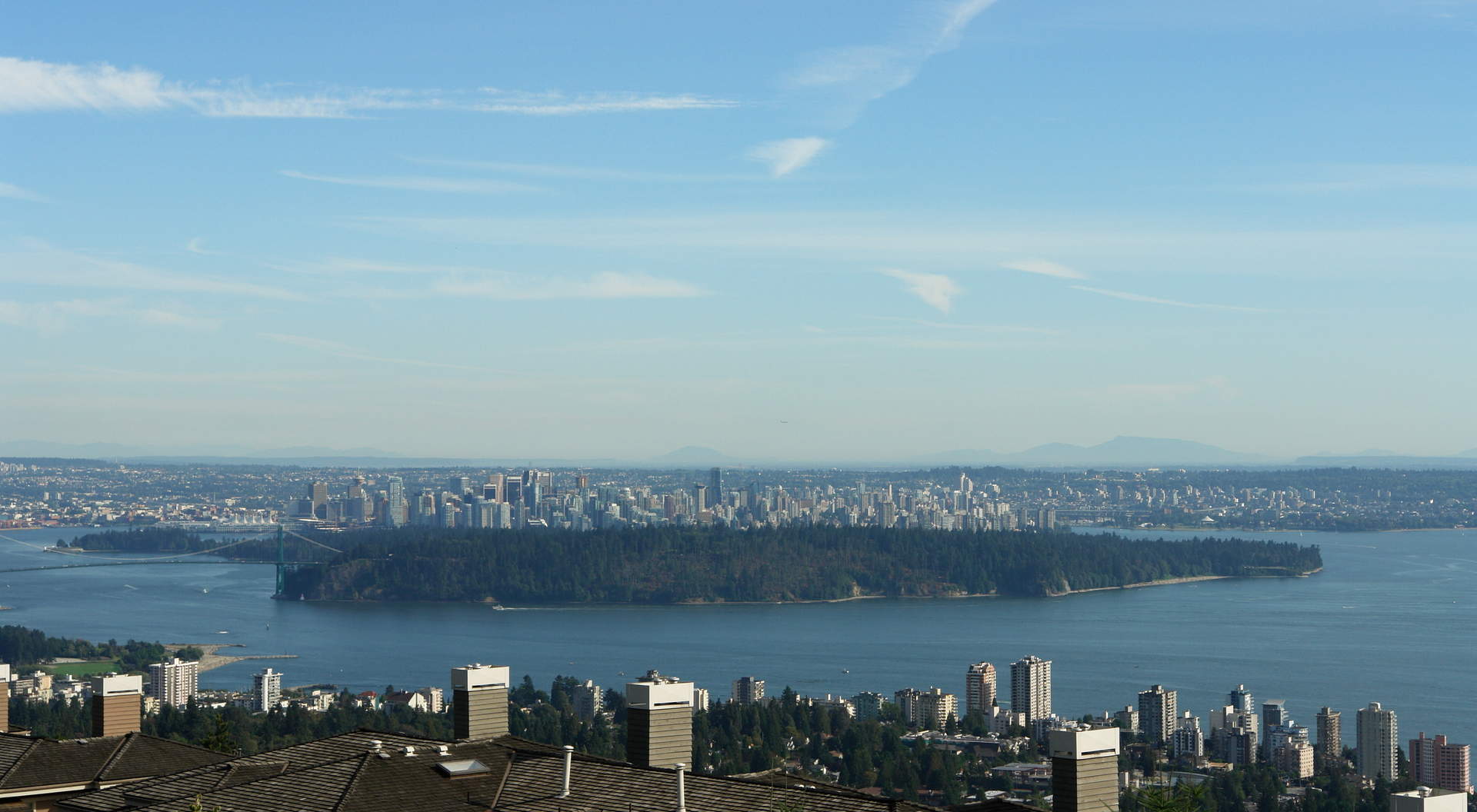 Views of Downtown and Stanley Park