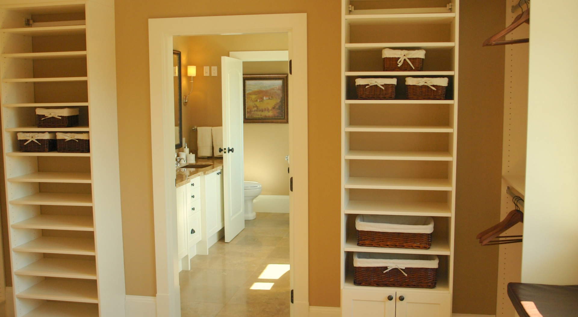 Walk-in Closet in Master Bedroom