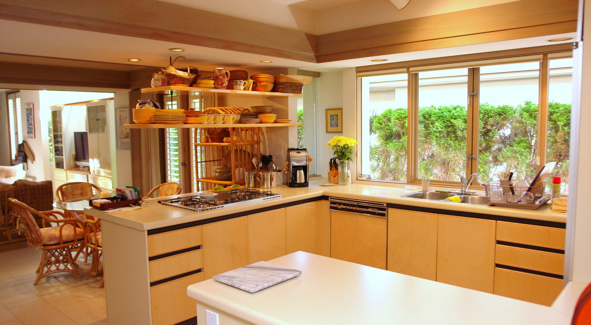 Beautiful Gourmet Island Kitchen