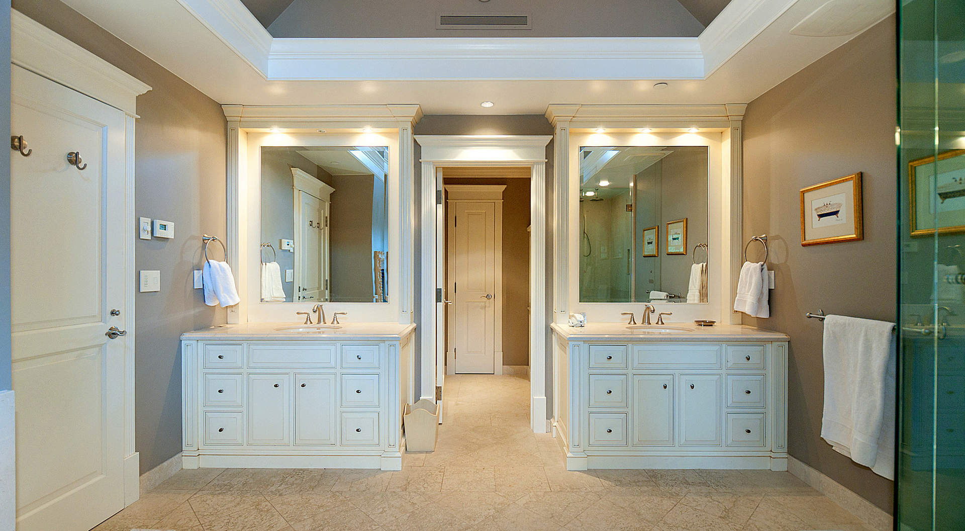 Spa-like Master Ensuite with His/ Hers Vanities