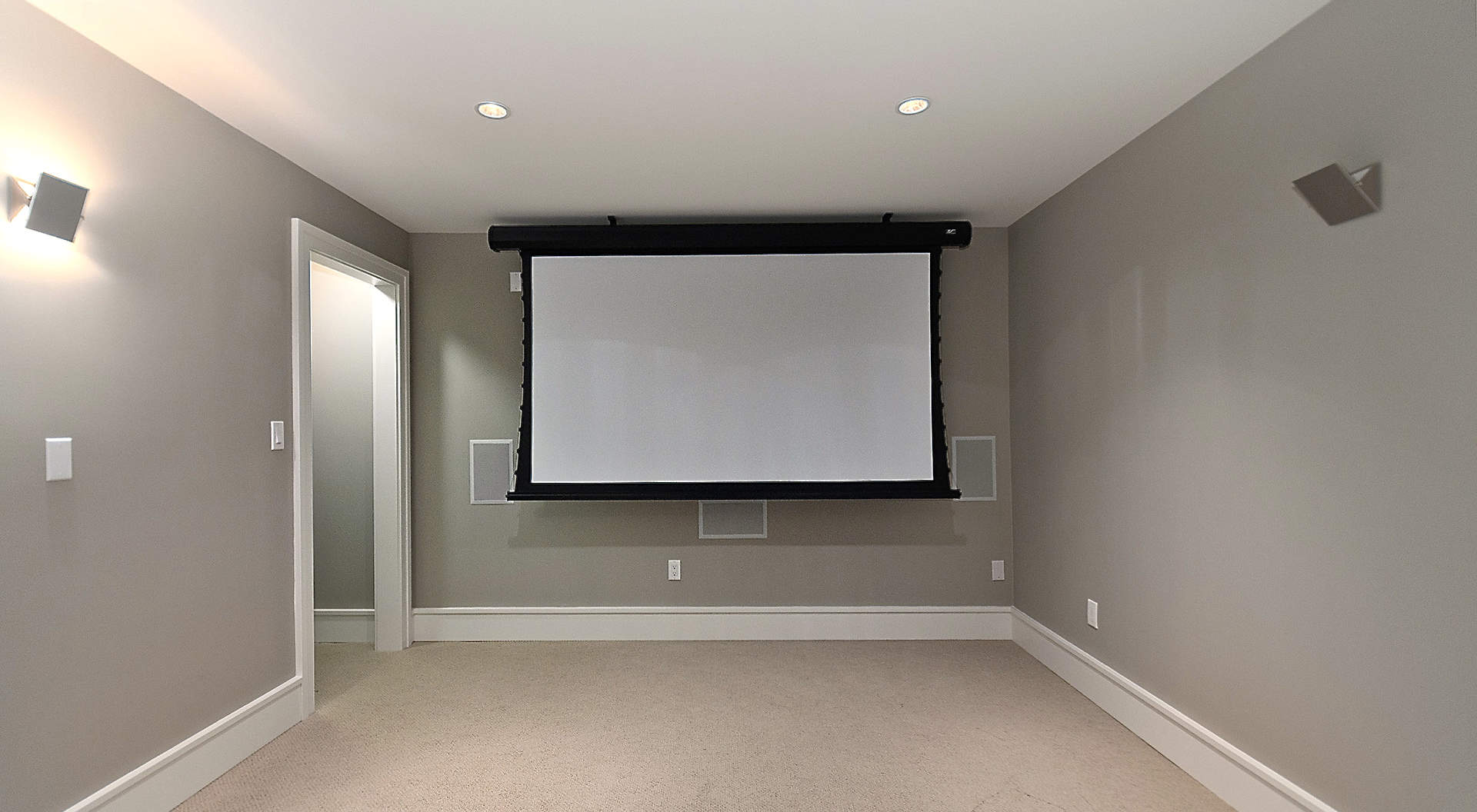 Home Theater con sistema de sonido envolvente