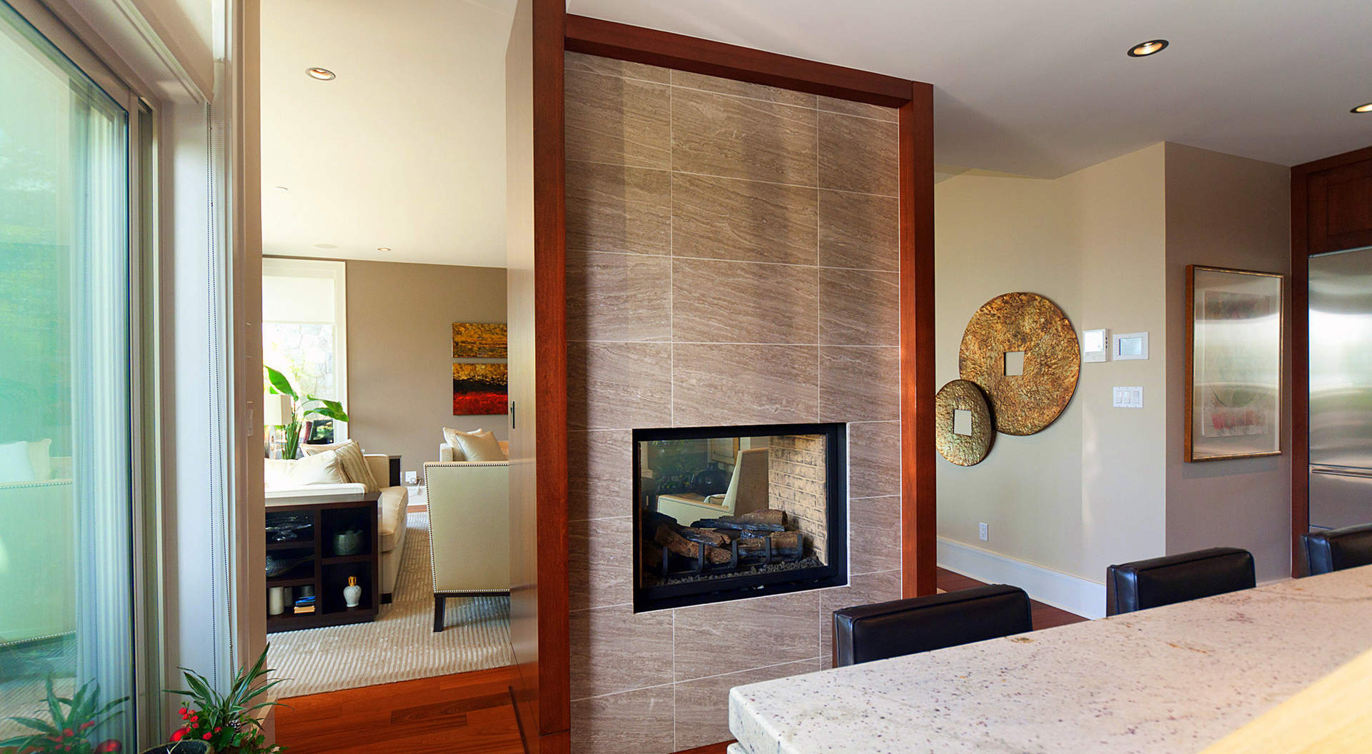 Signature Stone Fireplace