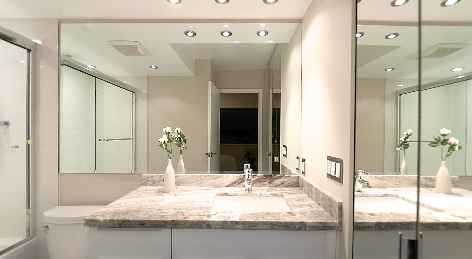 New Guest Bathroom with Full Walk-in Shower