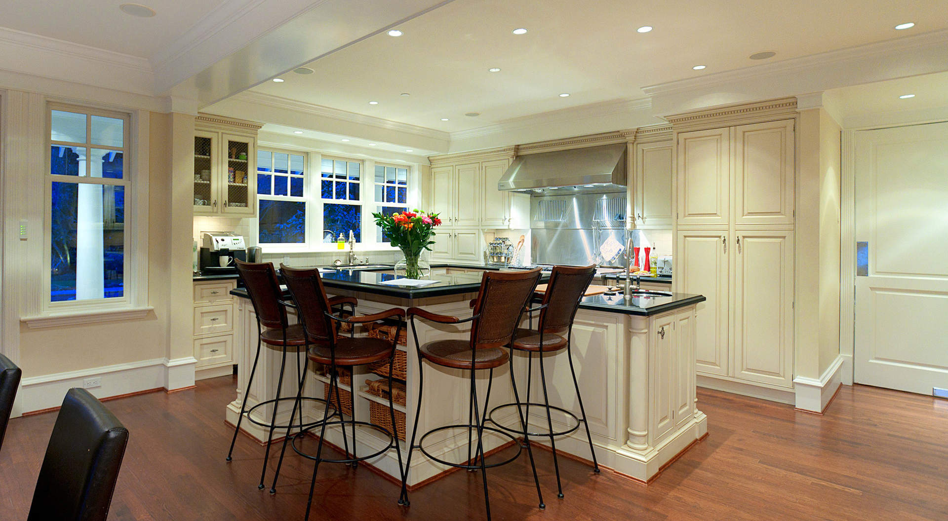 Custom Gourmet Kitchen with Center Island