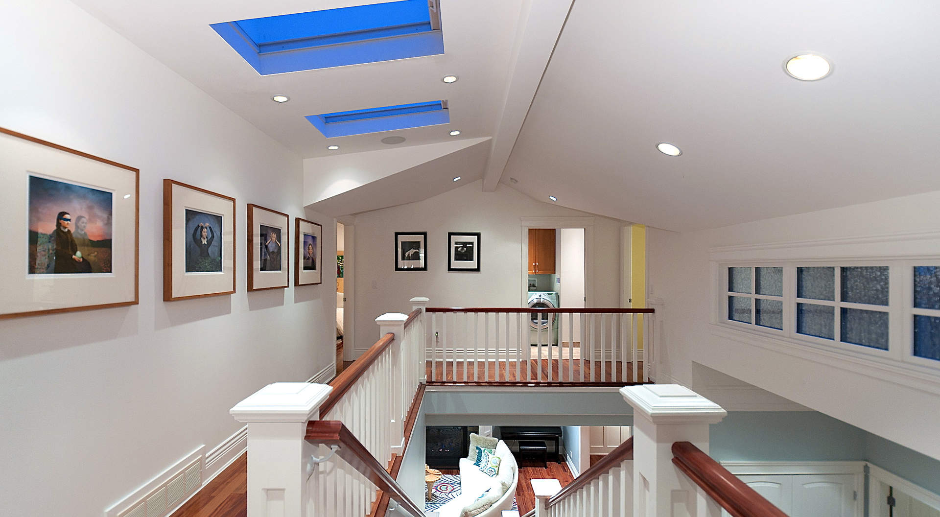 Upper Mezzanine with Overhead Skylights