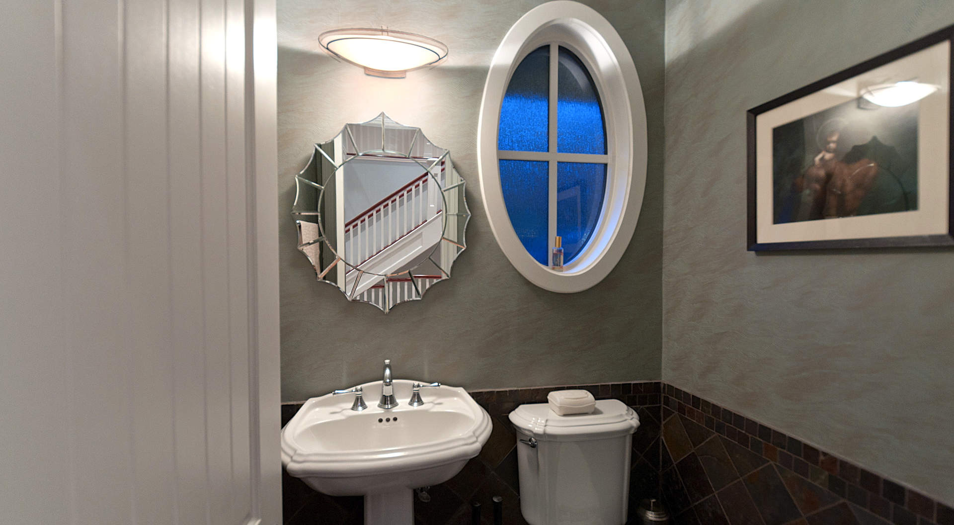 Elegant Powder Room