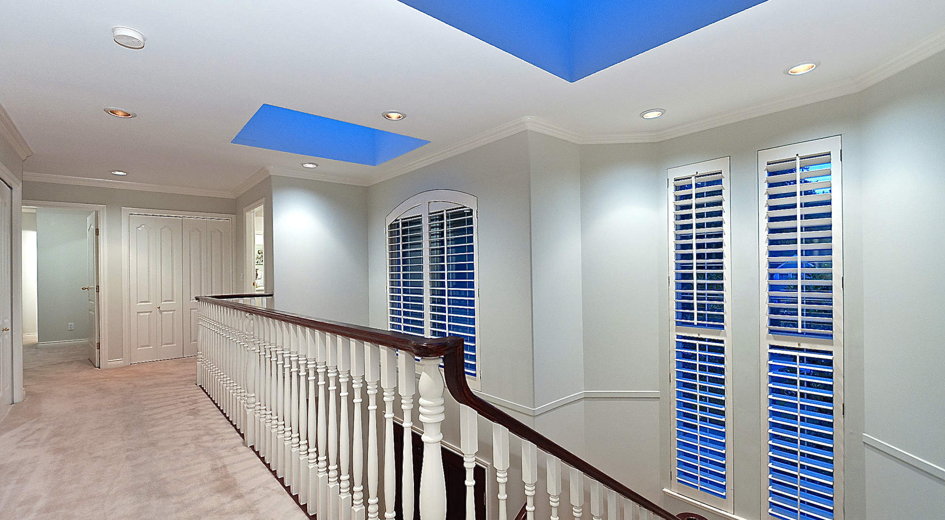 Upper Mezzanine with Overhead Skylights