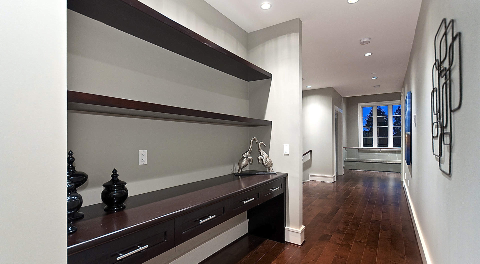 Upper Mezzanine with Display Cabinets