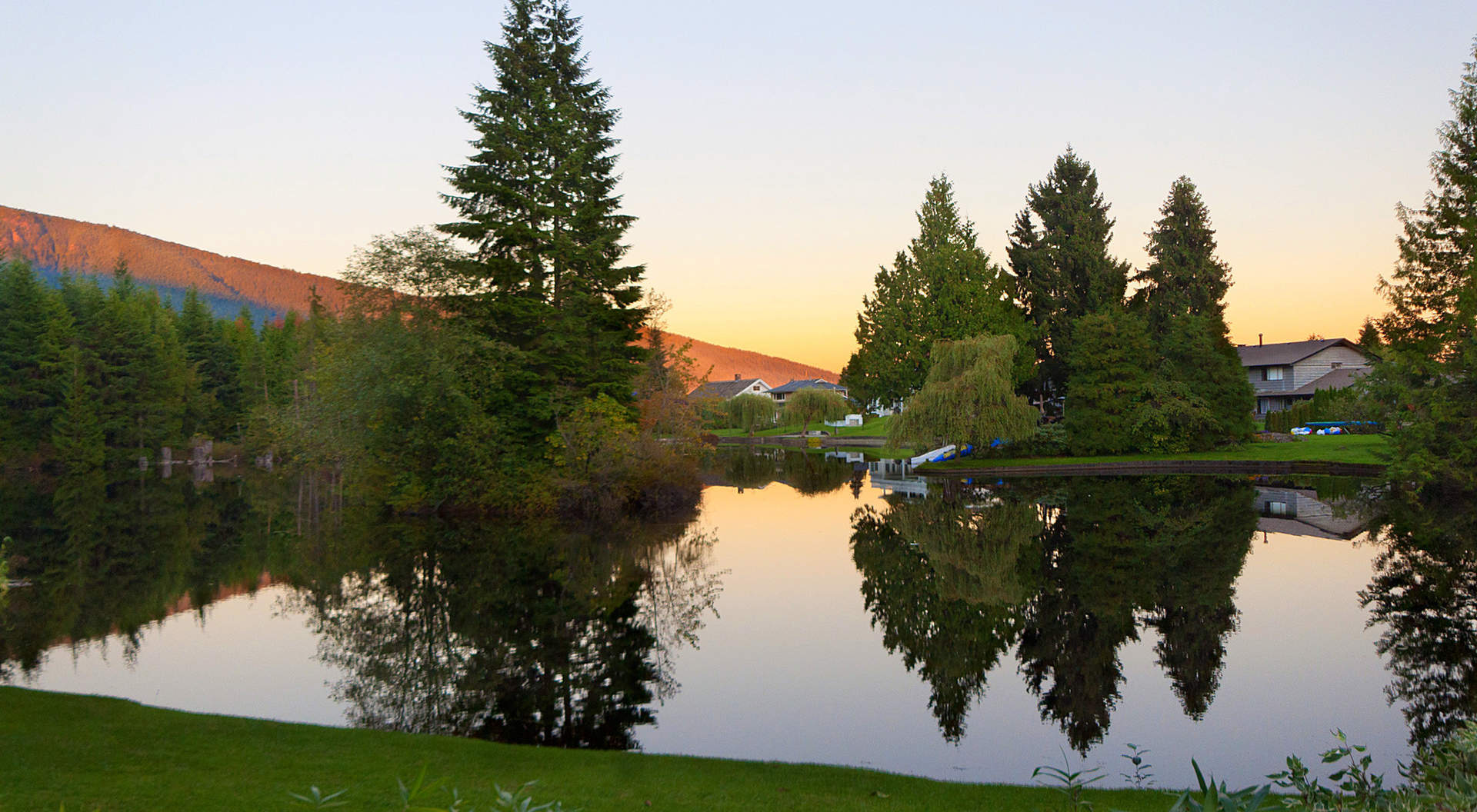 An Tranquil Evening Setting