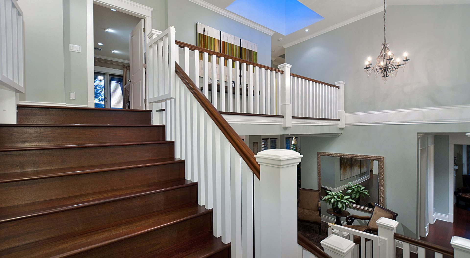 Upper Mezzanine with Overhead Skylight