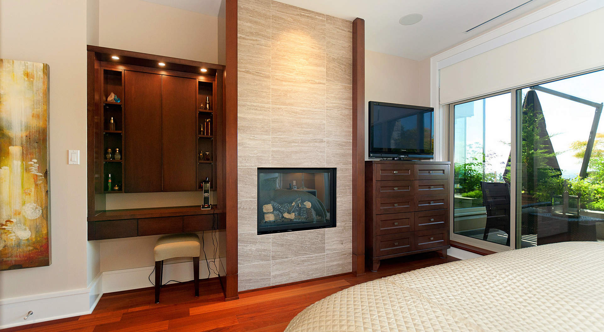 Master Bedroom Fireplace