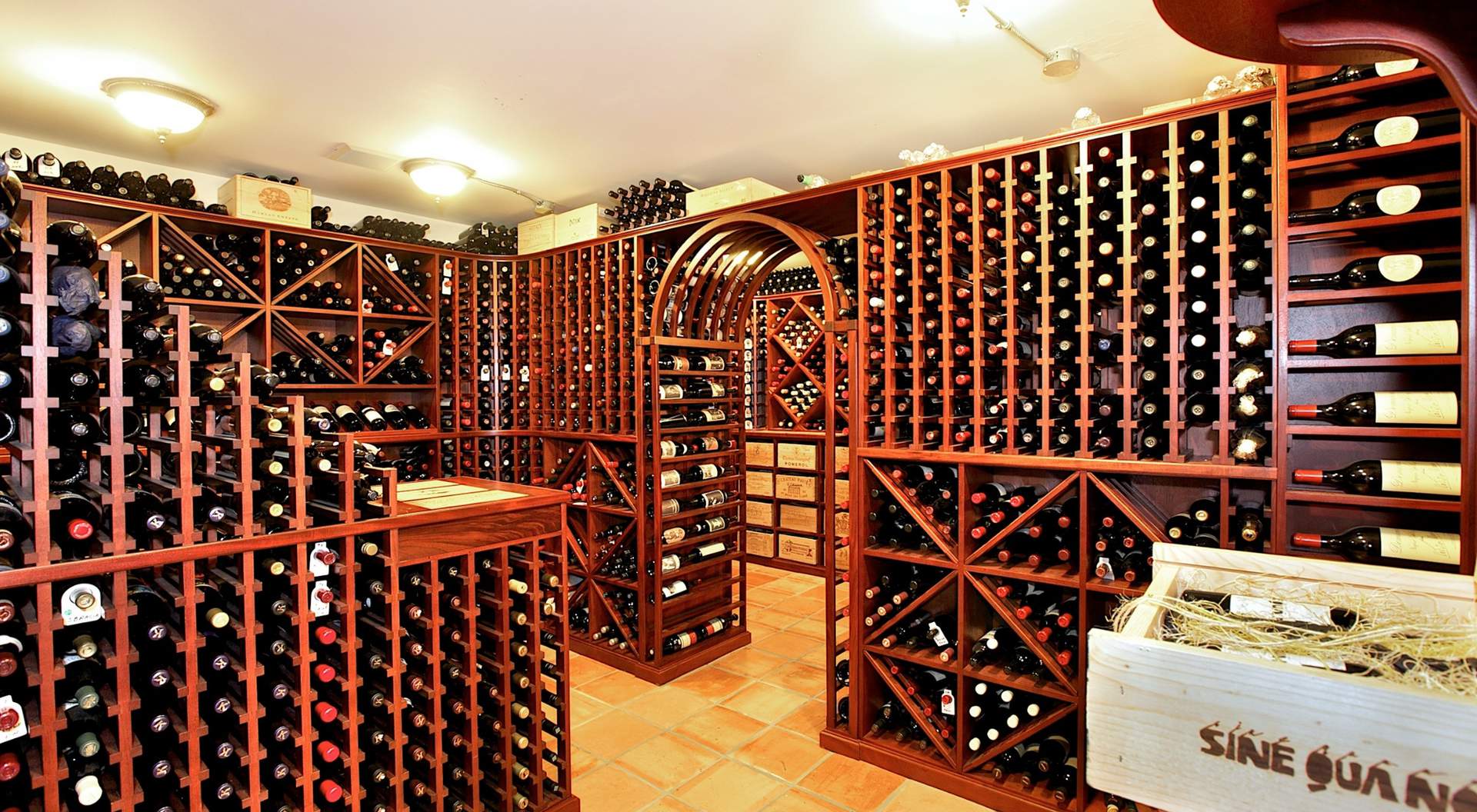 Spectacular Wine Cellar
