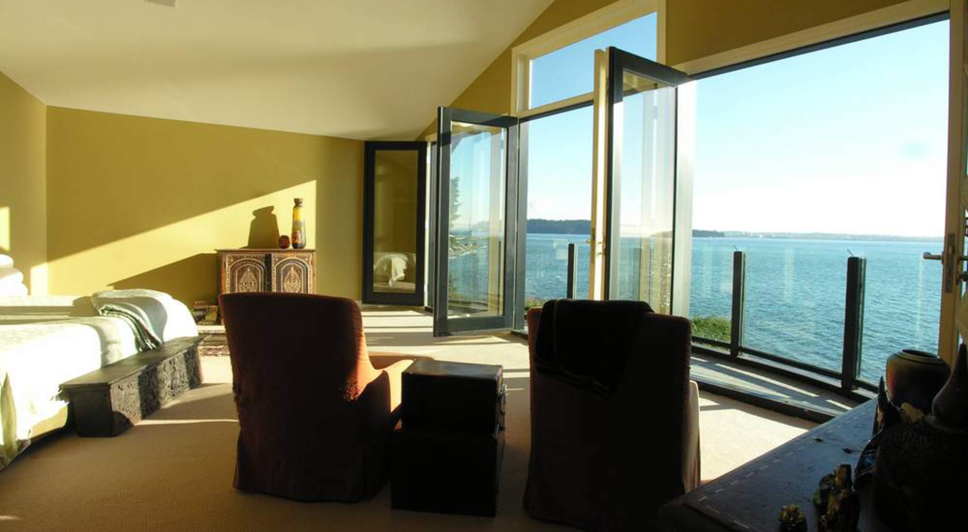 Master Bedroom Looking Over the Ocean