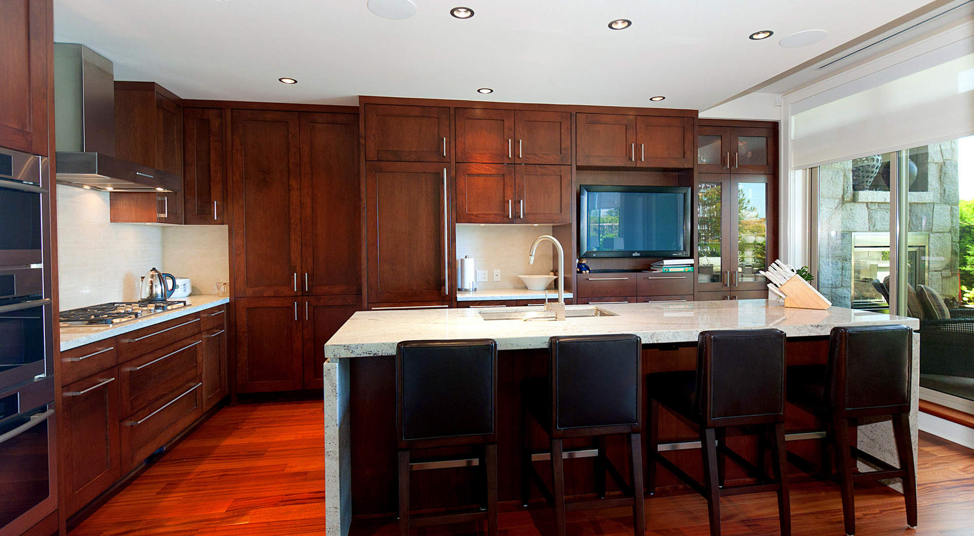 Custom Gourmet Kitchen with Center Island